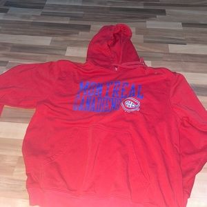 Mens, large, Montreal canadiens hoodie. Hardly worn.